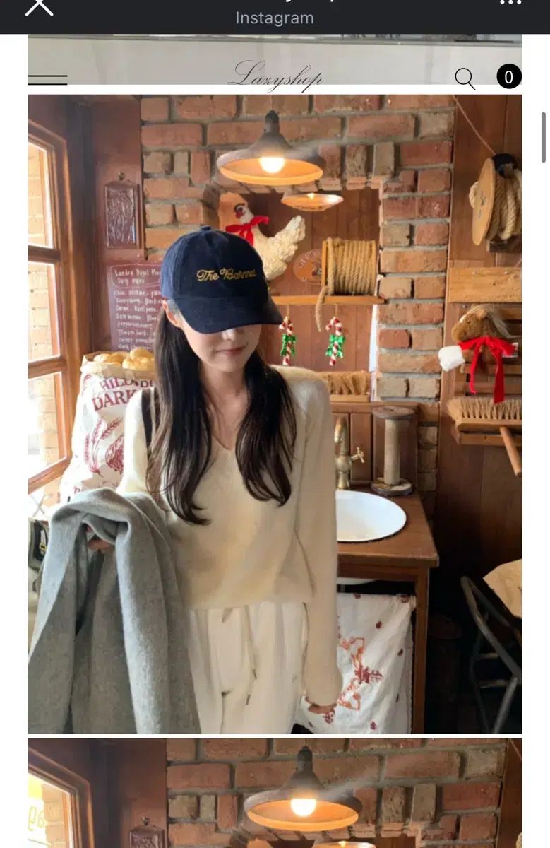 lazyshop ソーバーニット アイボリー