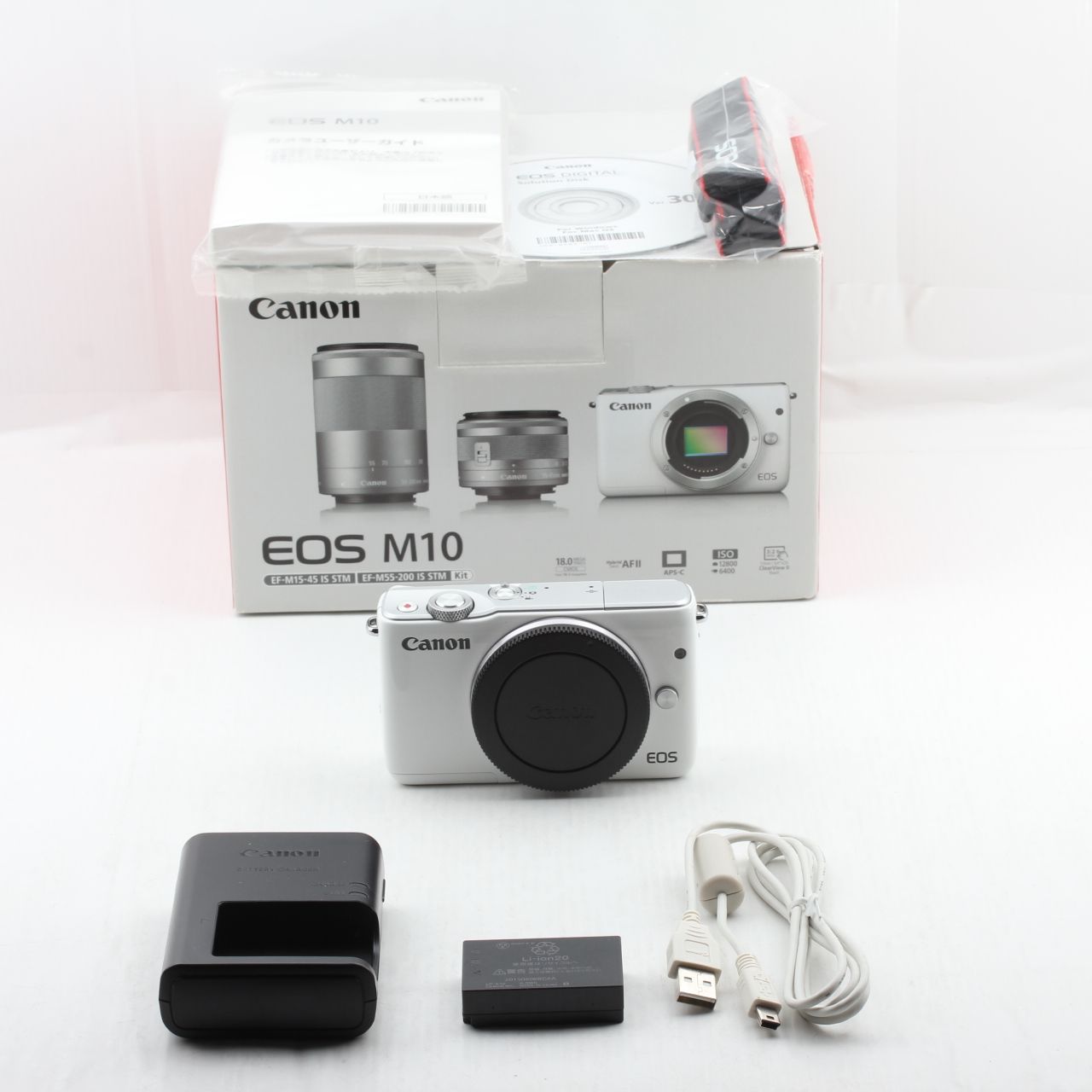 Canon キャノン EOS M10 ボディ(ホワイト - メルカリ