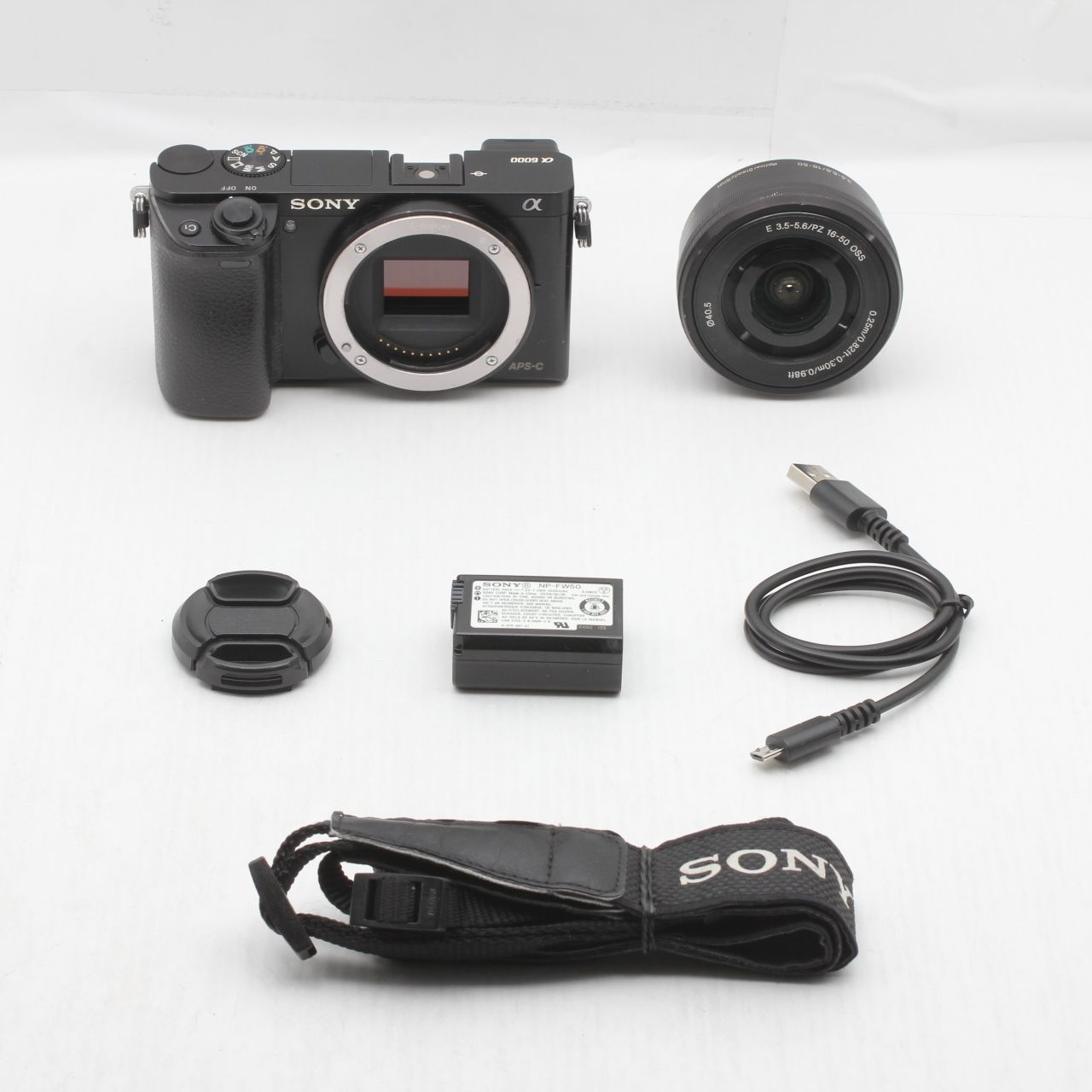SONY ソニー α6000 パワーズームレンズキット ILCE-6000 L B JS 129-00797