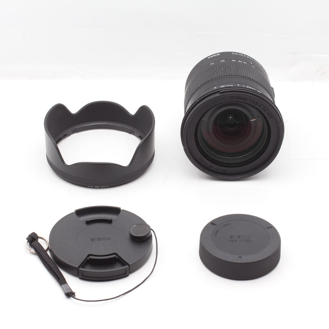 美品) シグマ17-70mm F2.8-4 DC MACRO OS HSM [ニコンFマウント用]