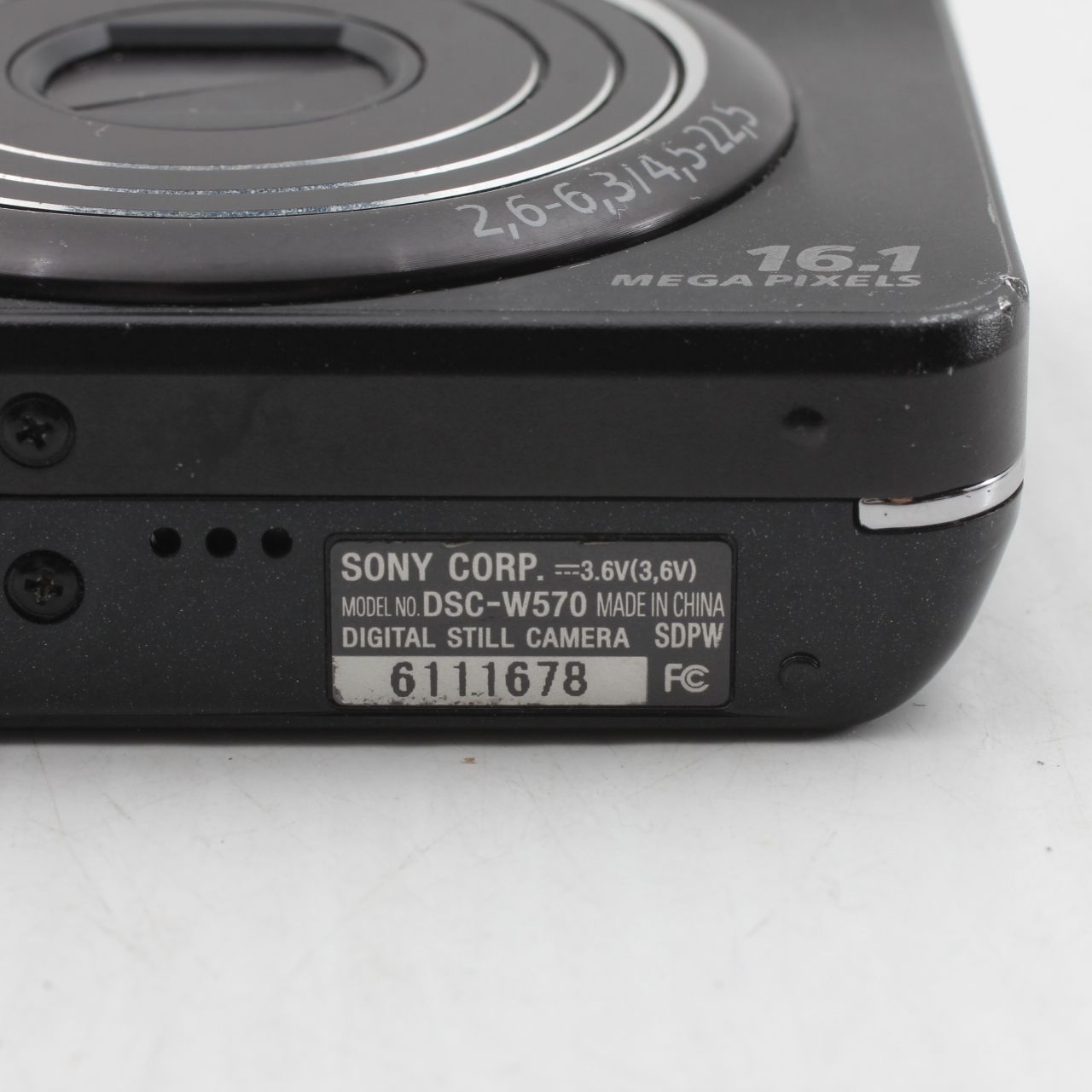 SONY ソニー dsc-w570d 【ジャンク品】 良品】SONY ソニー コンパクトデジタルカメラ ブラック DSC-W570 JS129