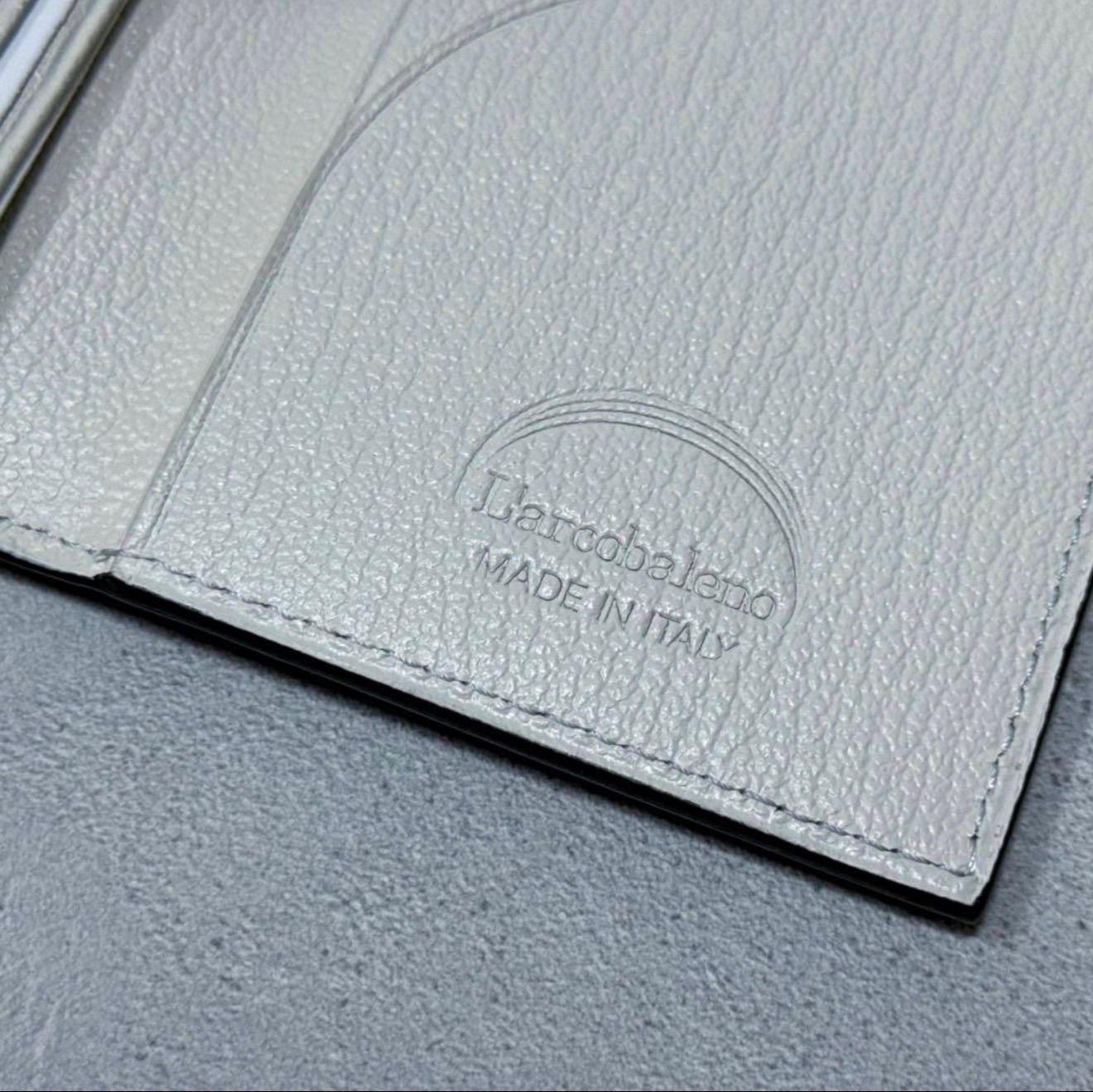 新品 定番 ラルコバレーノ カードケース 名刺入れ LA351GT ネイビー