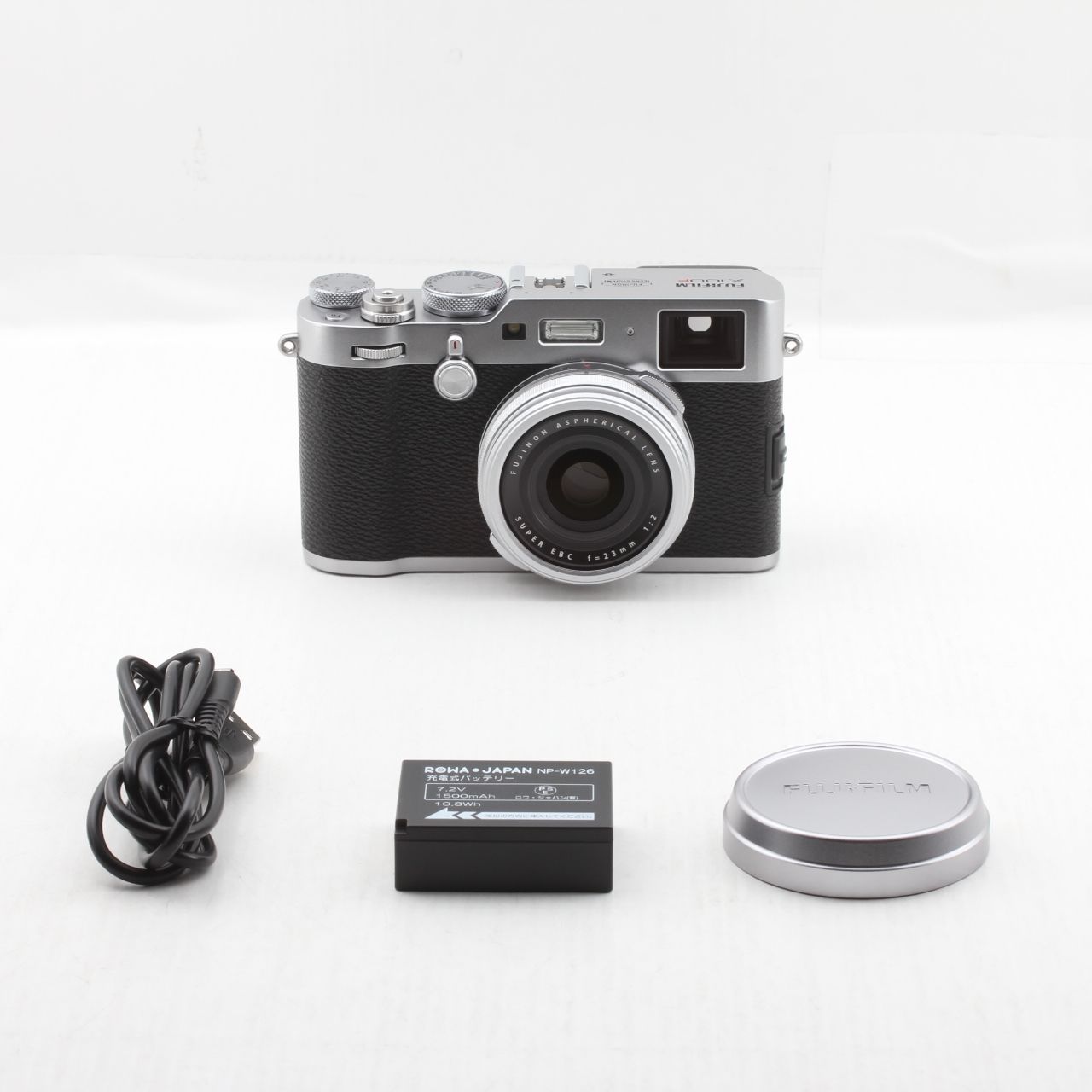 美品】FUJIFILM フジフィルム X100F シルバー JS129-00750 - メルカリ