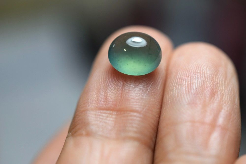 SR 12 85 上品 宝石質 氷種 森緑色 グアテマラ産 天然 A貨 本翡翠 ルース 硬玉 ジェダイト
