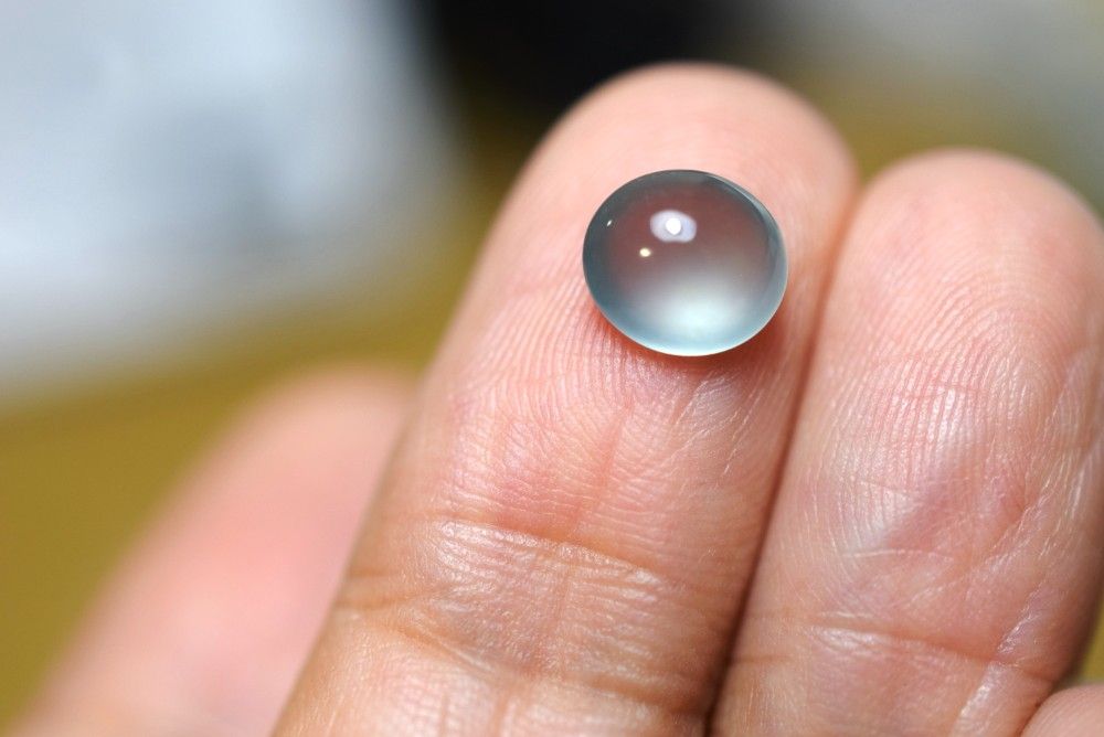 SR 12 82 上品 宝石質 高氷種 水色 グアテマラ産 天然 A貨 本翡翠 ルース 硬玉 ジェダイト