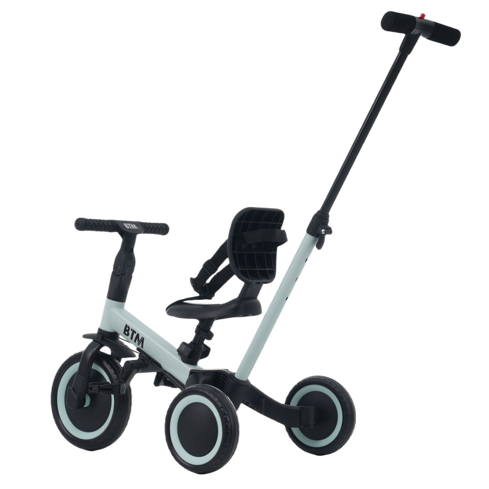 数量限定セール」 三輪車 足けりバイク 4役 ベビーカー かじとり