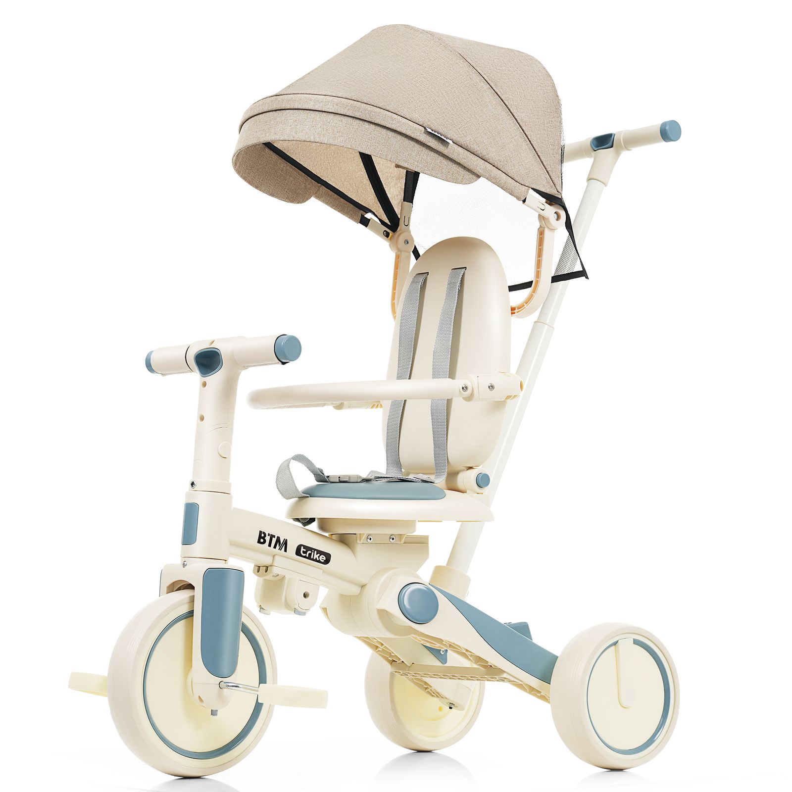 数量限定セール」 子供用三輪車 かじとり手押し棒 おしゃれ 5in1