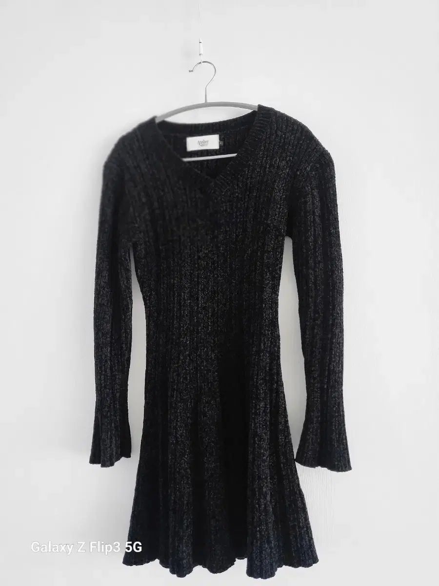 アトリエナイン ブラック ニット ONE PIECE - メルカリ