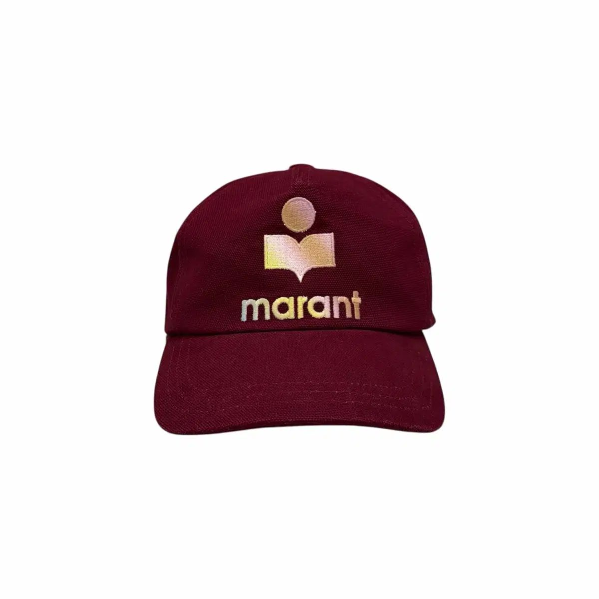 イザベルマラン タイロン グラデーション ロゴ バーガンディ ベースボールキャップ 帽子