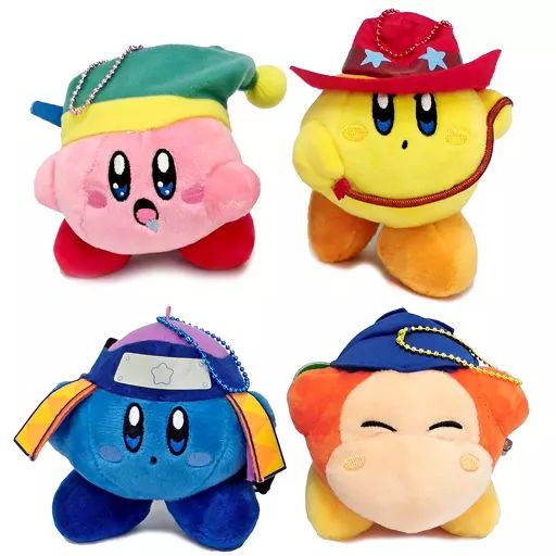 キーホルダー マスコット キャラクター 全4種セット バトル !マスコット 星のカービィ