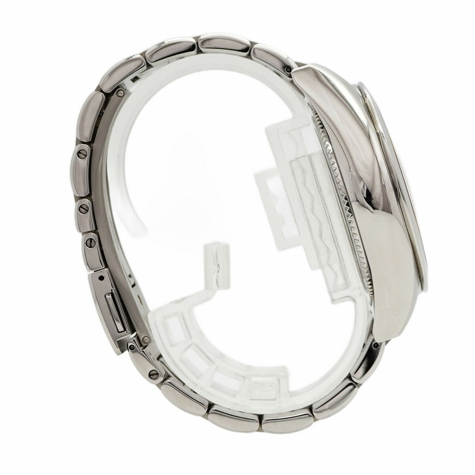 シルバー文字盤腕時計