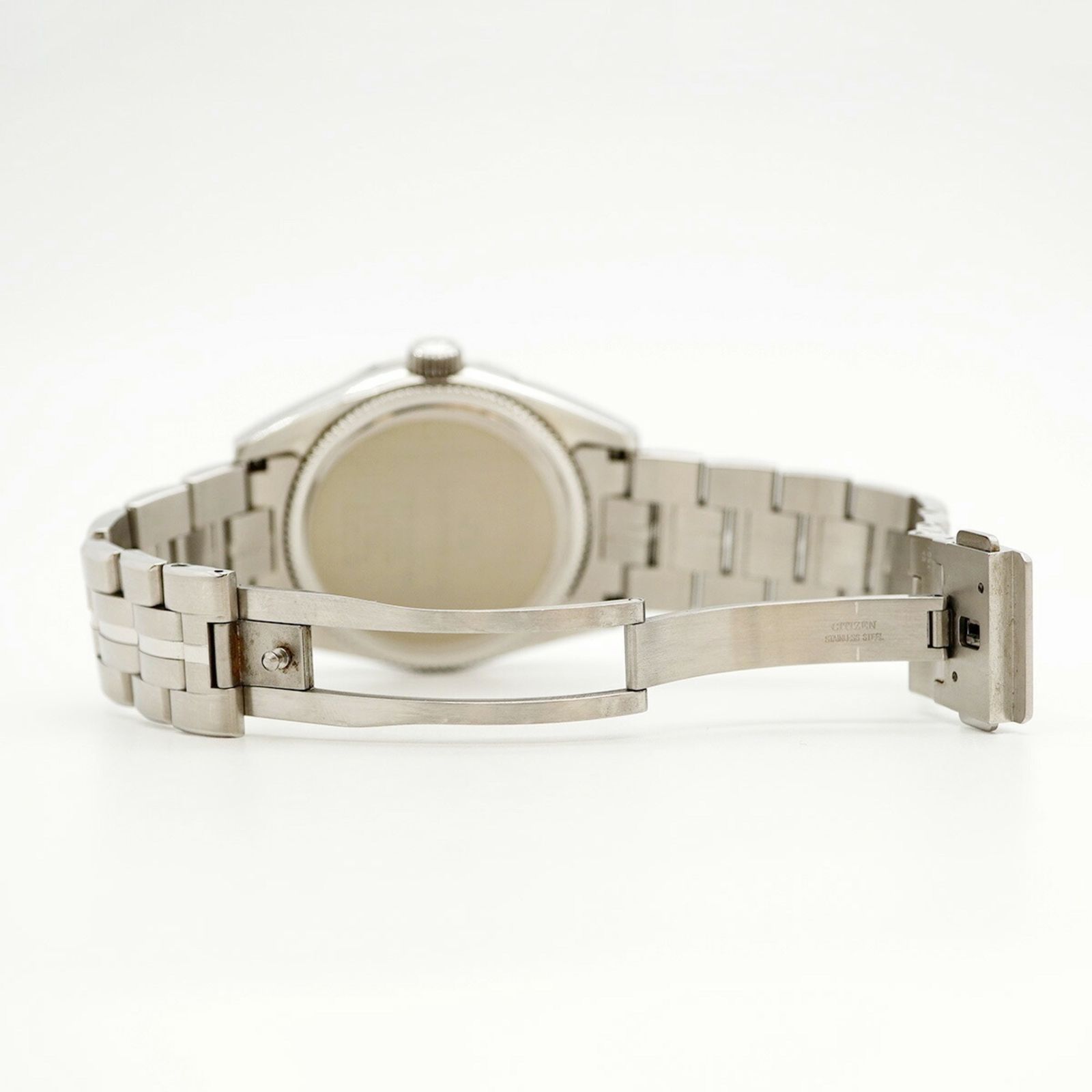 シルバー文字盤腕時計