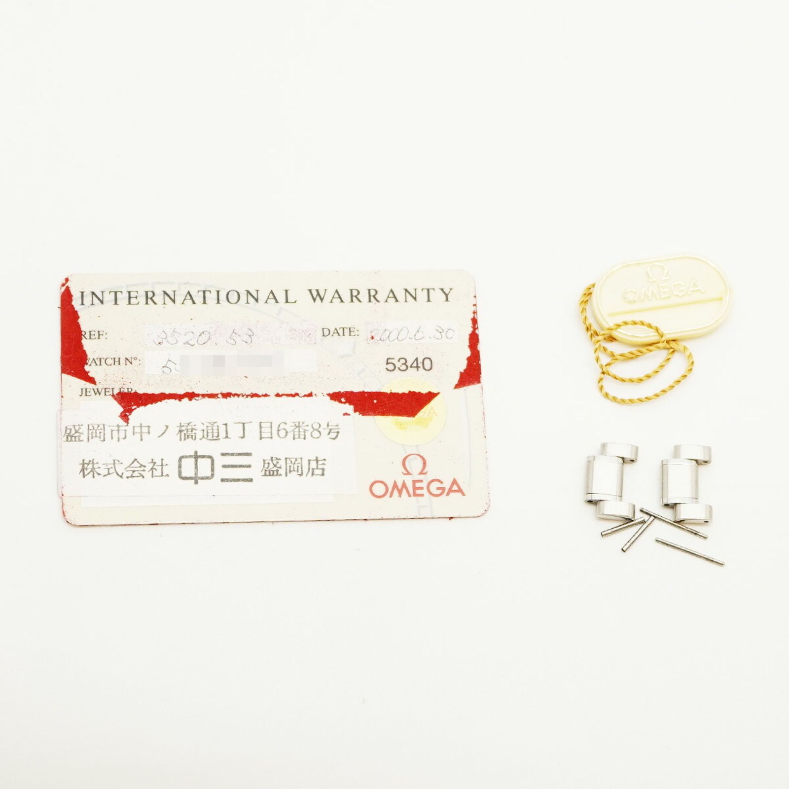 オメガ スピードマスター マーク40 AM 3520 53 グレー文字盤腕時計 メンズ