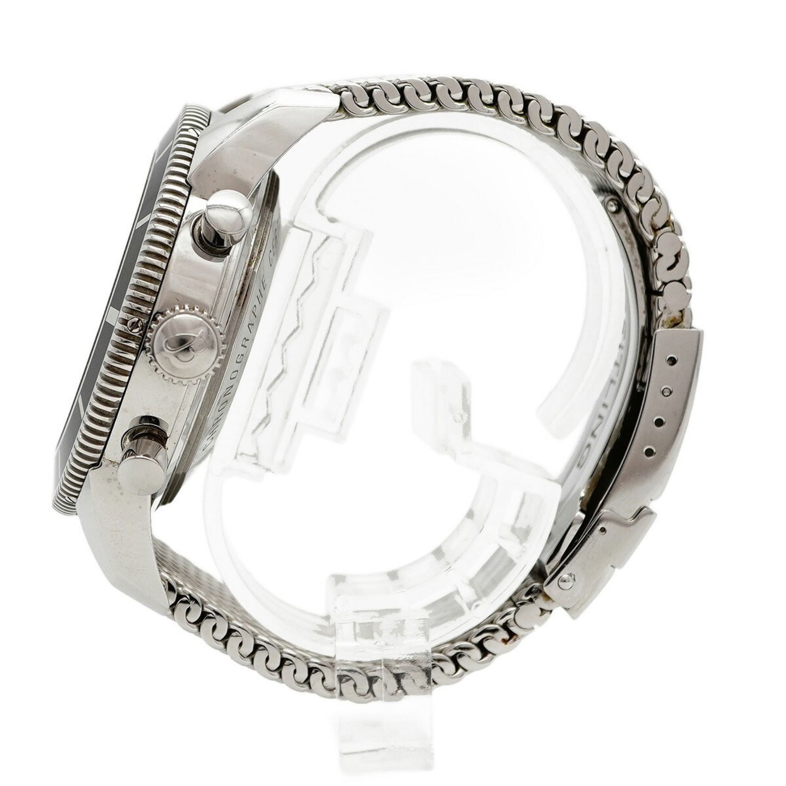 黒文字盤腕時計 メンズ