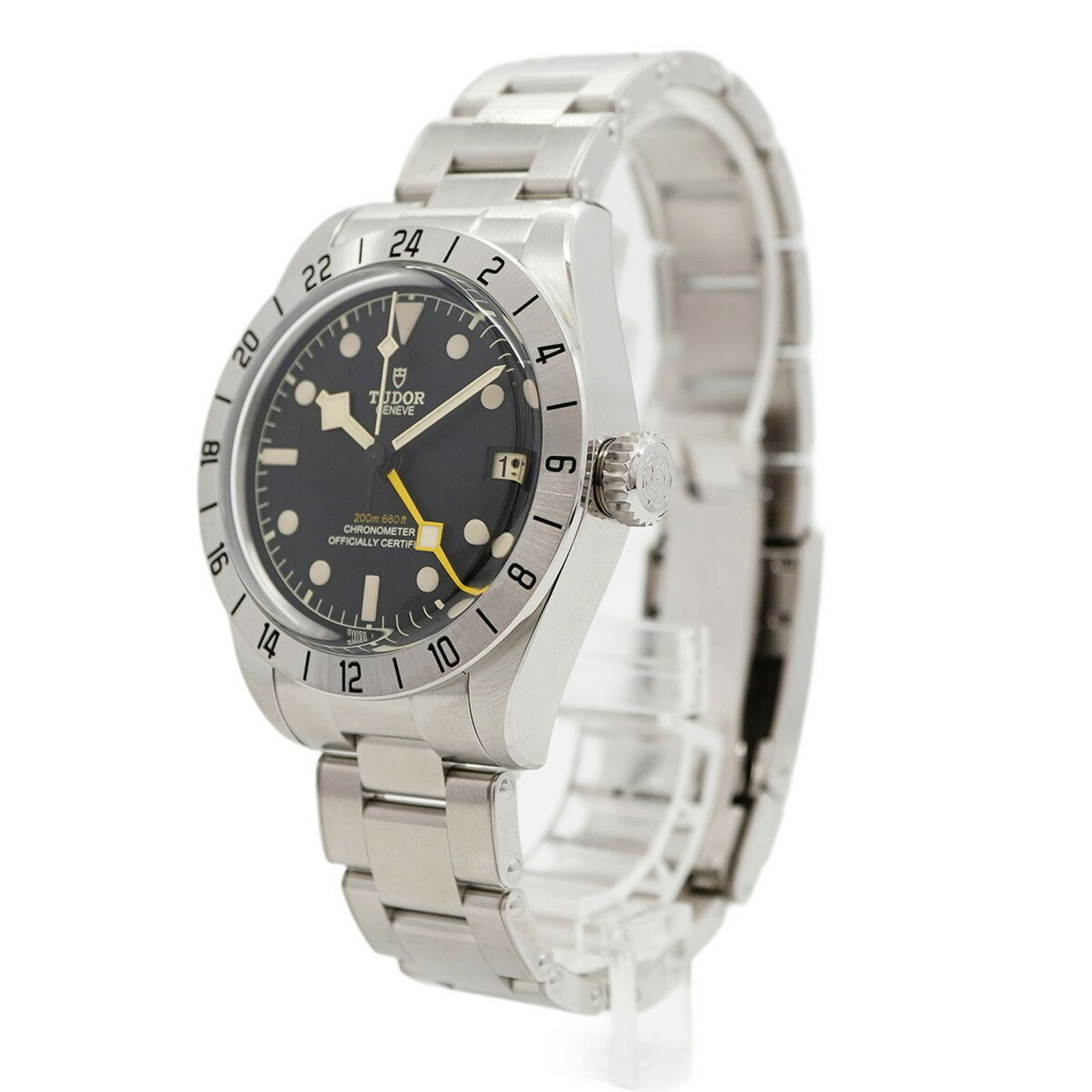  チュードル ブラックベイ プロ 79470 黒文字盤腕時計 メンズ トレンド感 自動巻き時計 腕時計(アナログ)