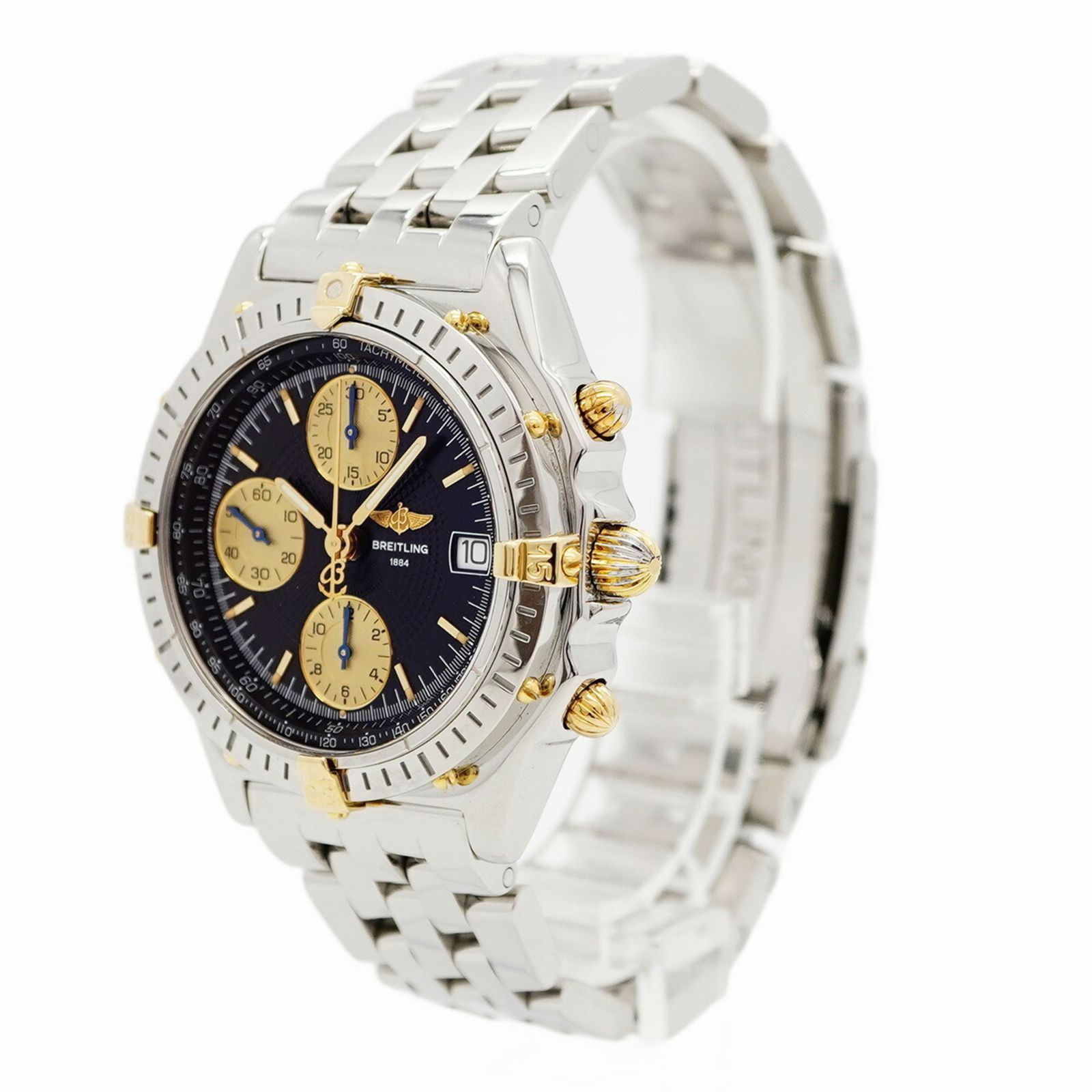 ブライトリング クロノマット B 13050 1 黒文字盤腕時計 メンズ