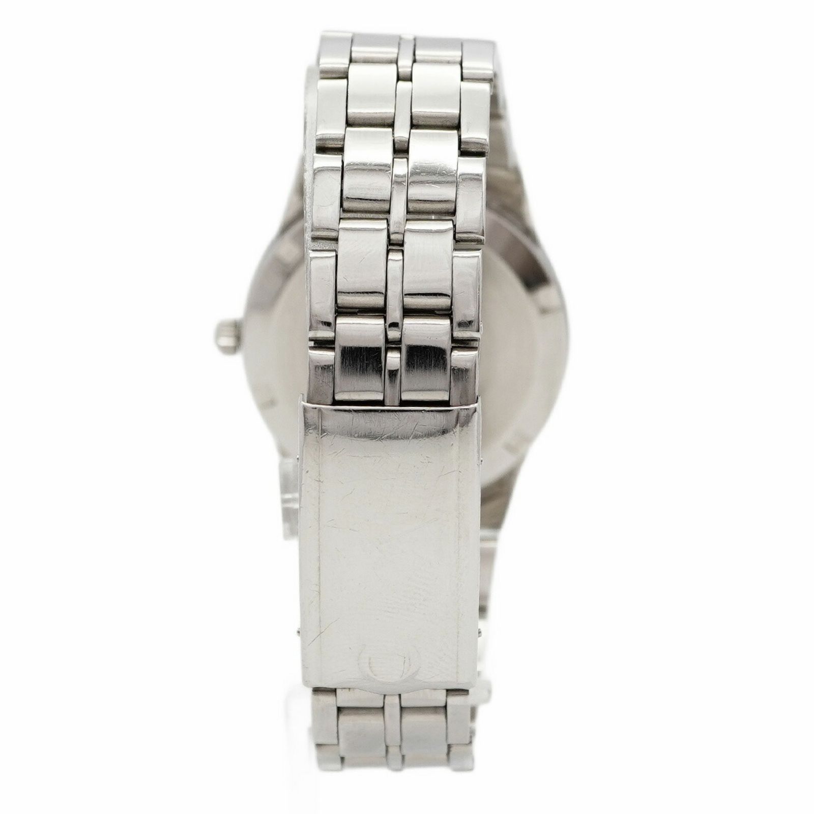 シルバー文字盤腕時計