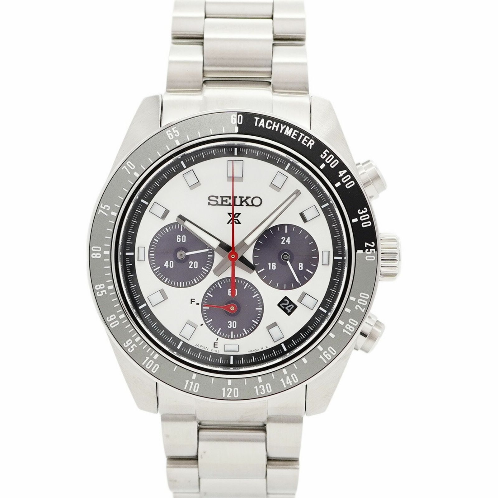 セイコー プロスペックス V 192 0 AH SBDL 095 シルバー文字盤腕時計 メンズ