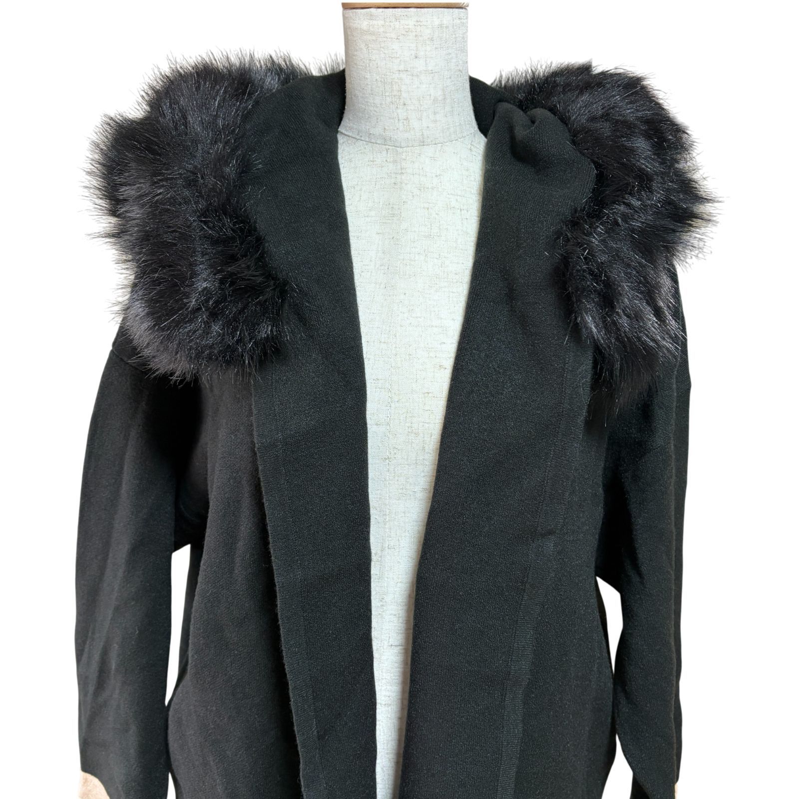 新品タグ付き】Rady レディ フェイクファーコート ブラック 黒