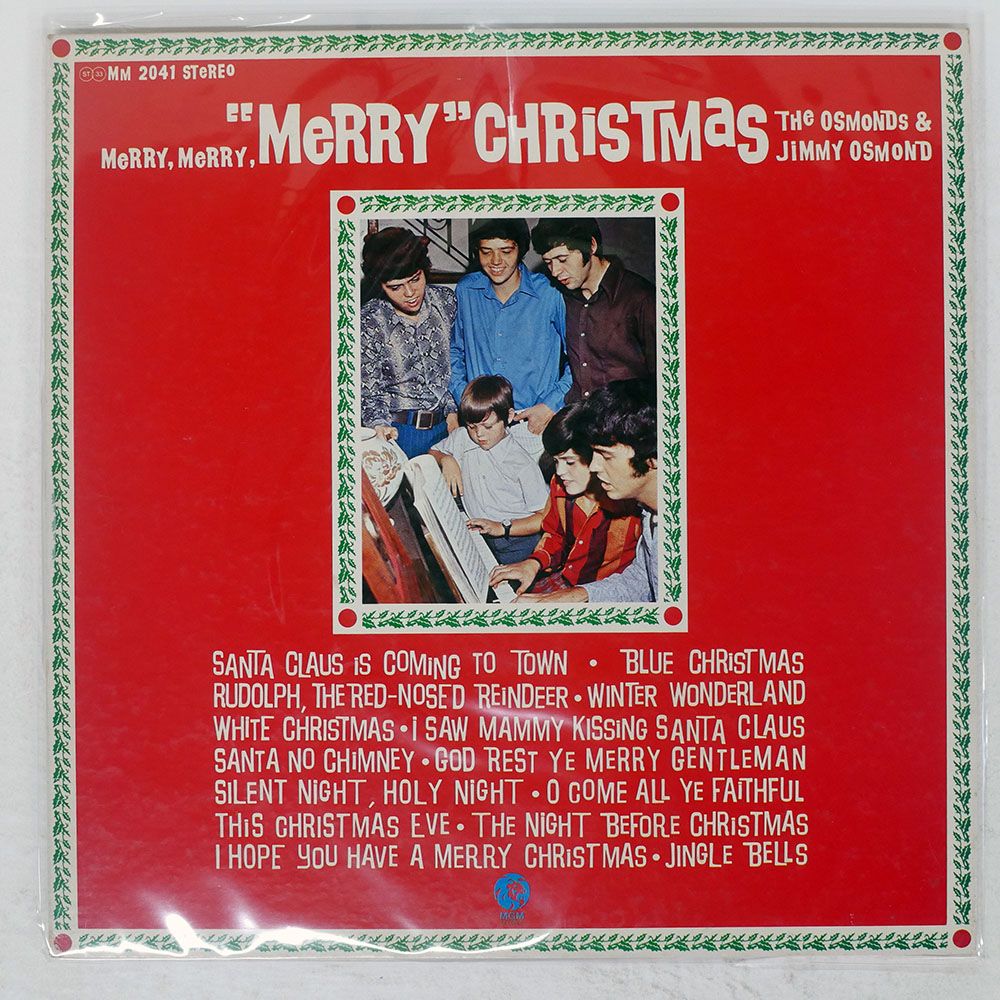 プロモ 国内盤 OSMONDS/MERRY CHRISTMAS/MGM MM2041 LP - メルカリ