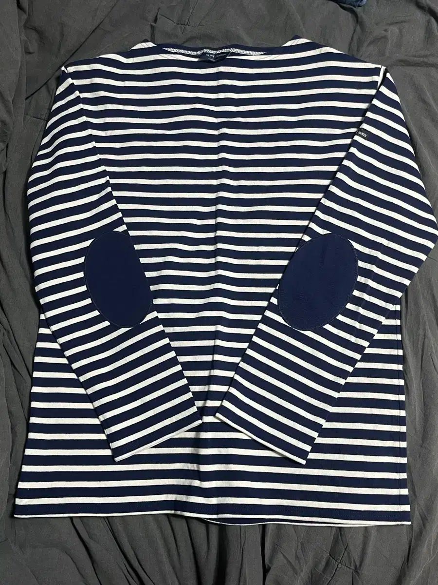 SAINT JAMES ストライプ Tシャツ ネイビー