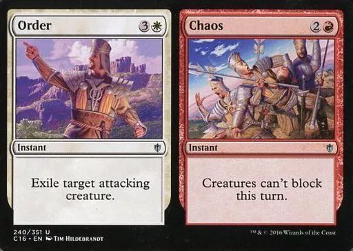 中古】マジックザギャザリング 240/351[U]：【C16】Order+Chaos/秩序＋