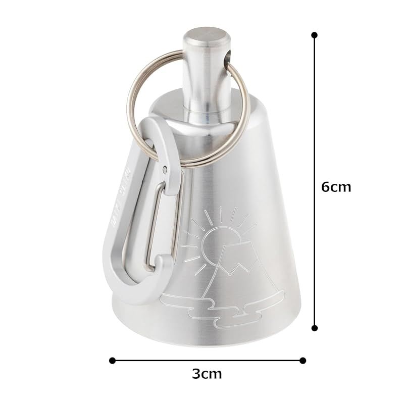  アルミ製2 WAY熊鈴 DaiFeel 日の出 熊鈴 エマージェンシーグッズ