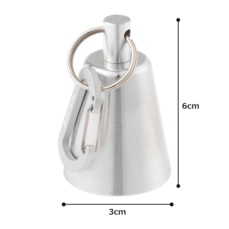  アルミ製2 WAY熊鈴 DaiFeel 無地 熊鈴 エマージェンシーグッズ