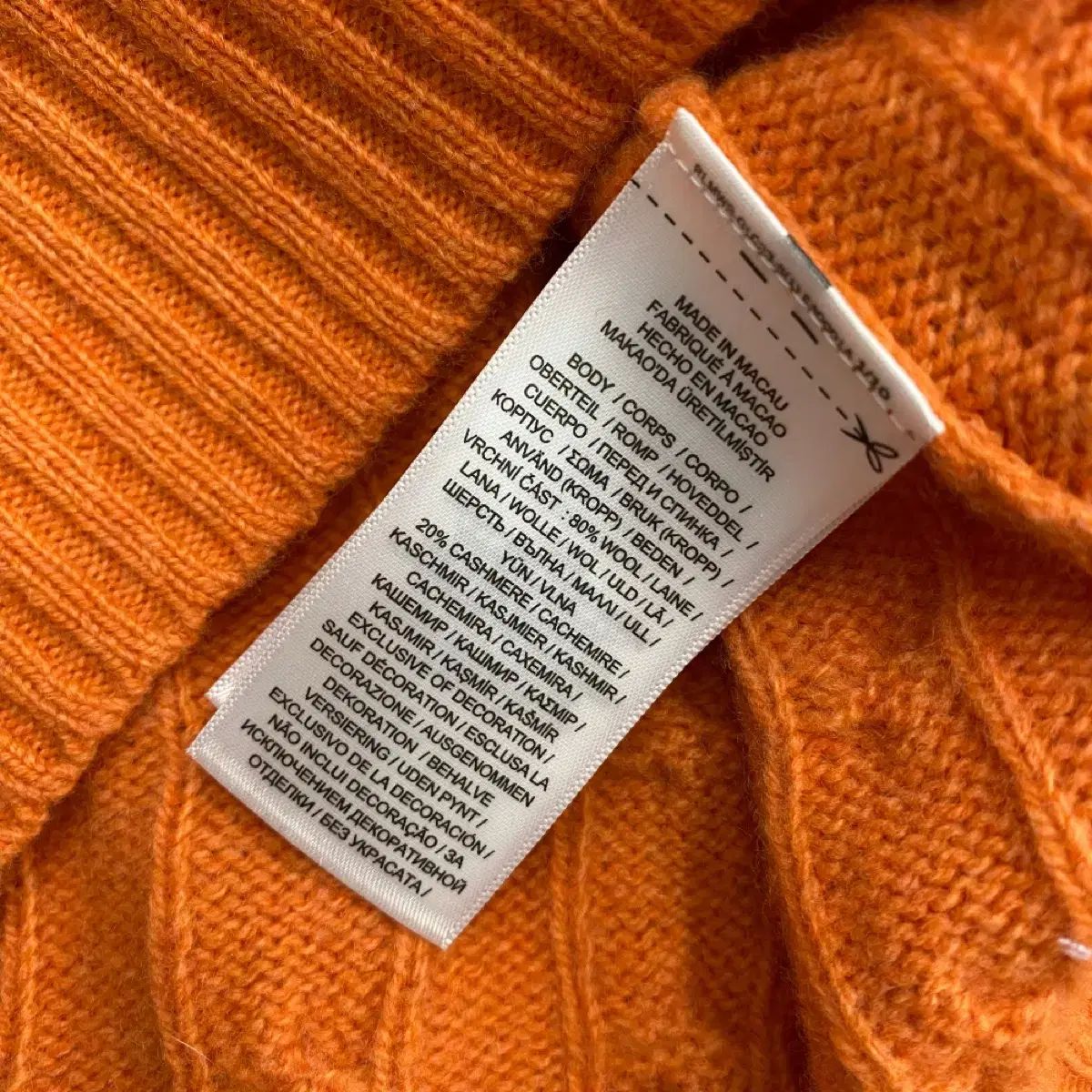 ポロ ラルフローレン ニット ケーブル ケーブル編み オレンジ s - メルカリ