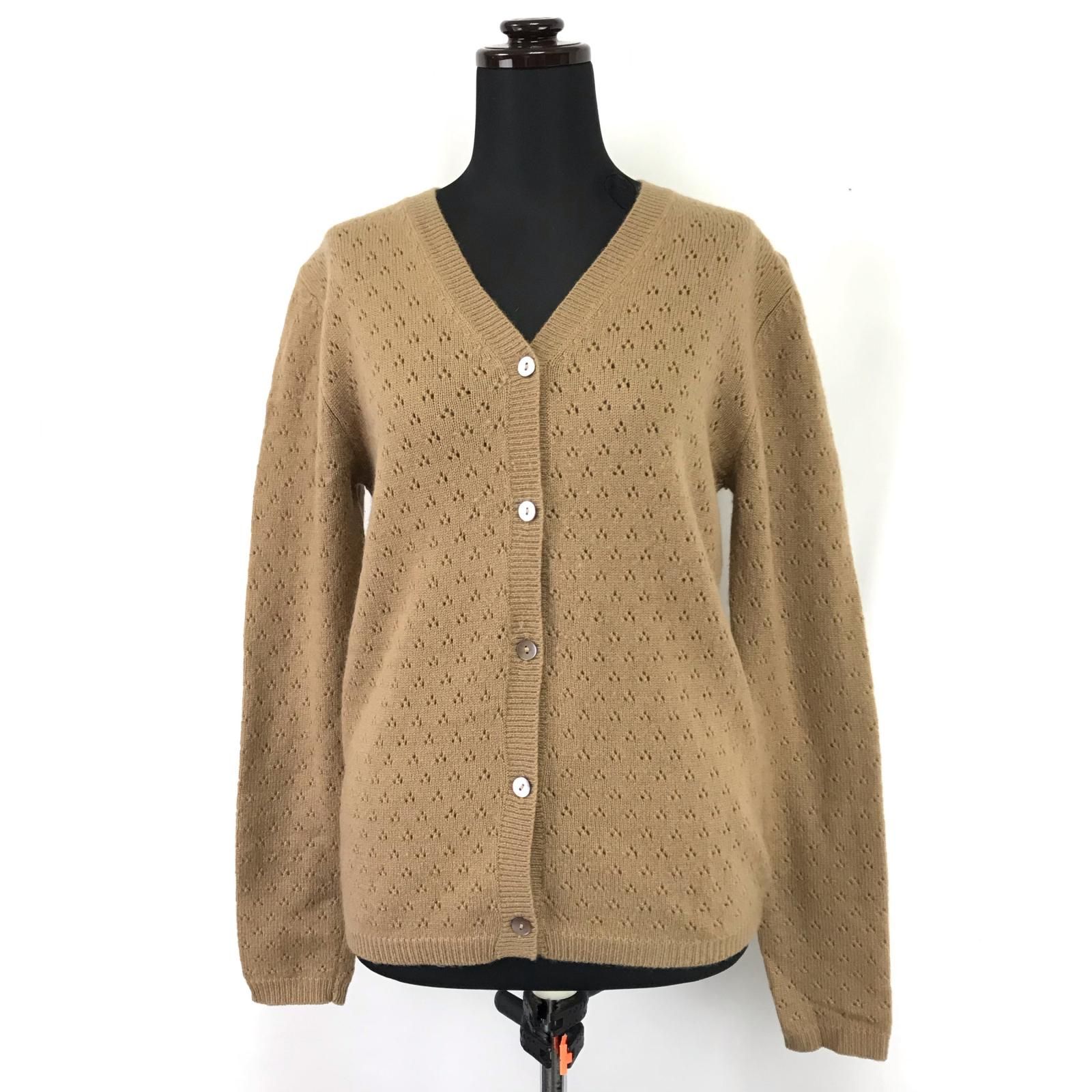 美品★Daniel&Rebecca/ダニエル&レベッカ★100％カシミヤ/カーディガン【レディースS/長袖/茶/brown】cardigan/Tops/knit◆BJ138-d 美品☆Daniel&Rebecca/ダニエル&レベッカ☆100％カシミヤ/カーディガン