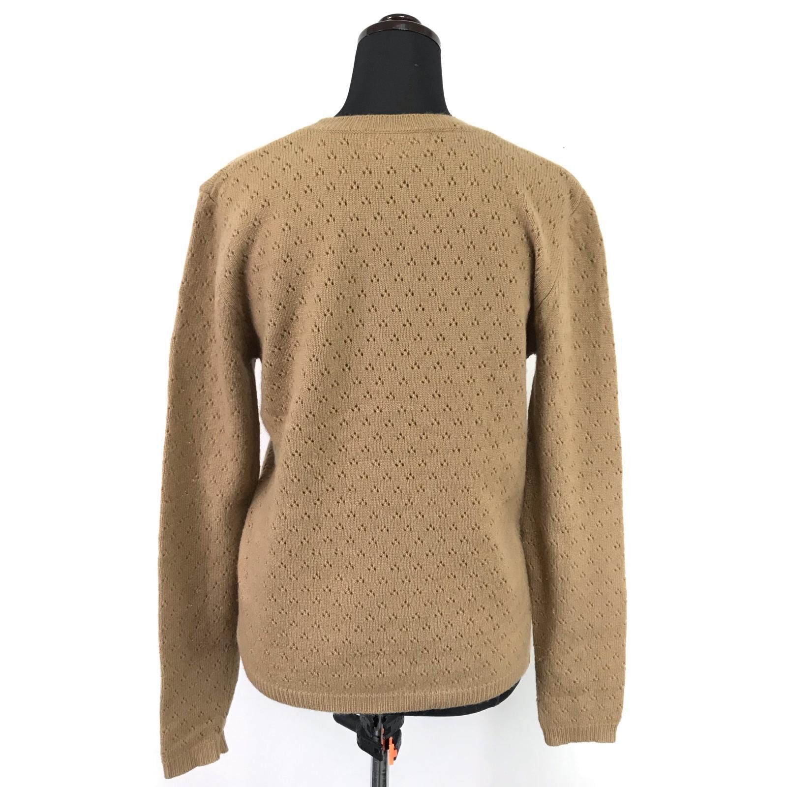 美品★Daniel&amp;Rebecca/ダニエル&amp;レベッカ★100％カシミヤ/カーディガン【レディースS/長袖/茶/brown】cardigan/Tops/knit◆BJ138-d 美品☆Daniel&Rebecca/ダニエル&レベッカ☆100％カシミヤ/カーディガン