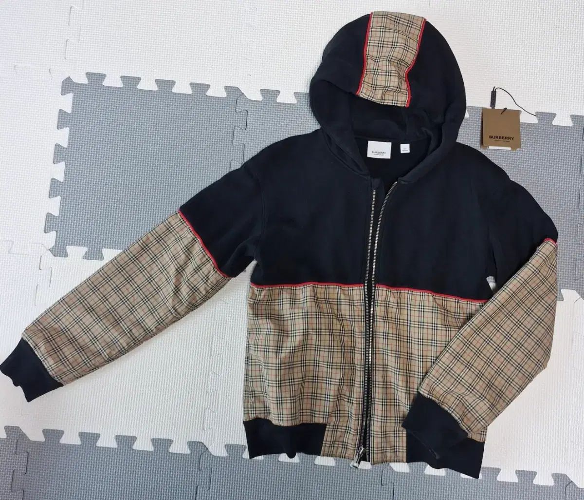  バーバリーキッズ フードジップアップ その他 ジャケット ブルゾン
