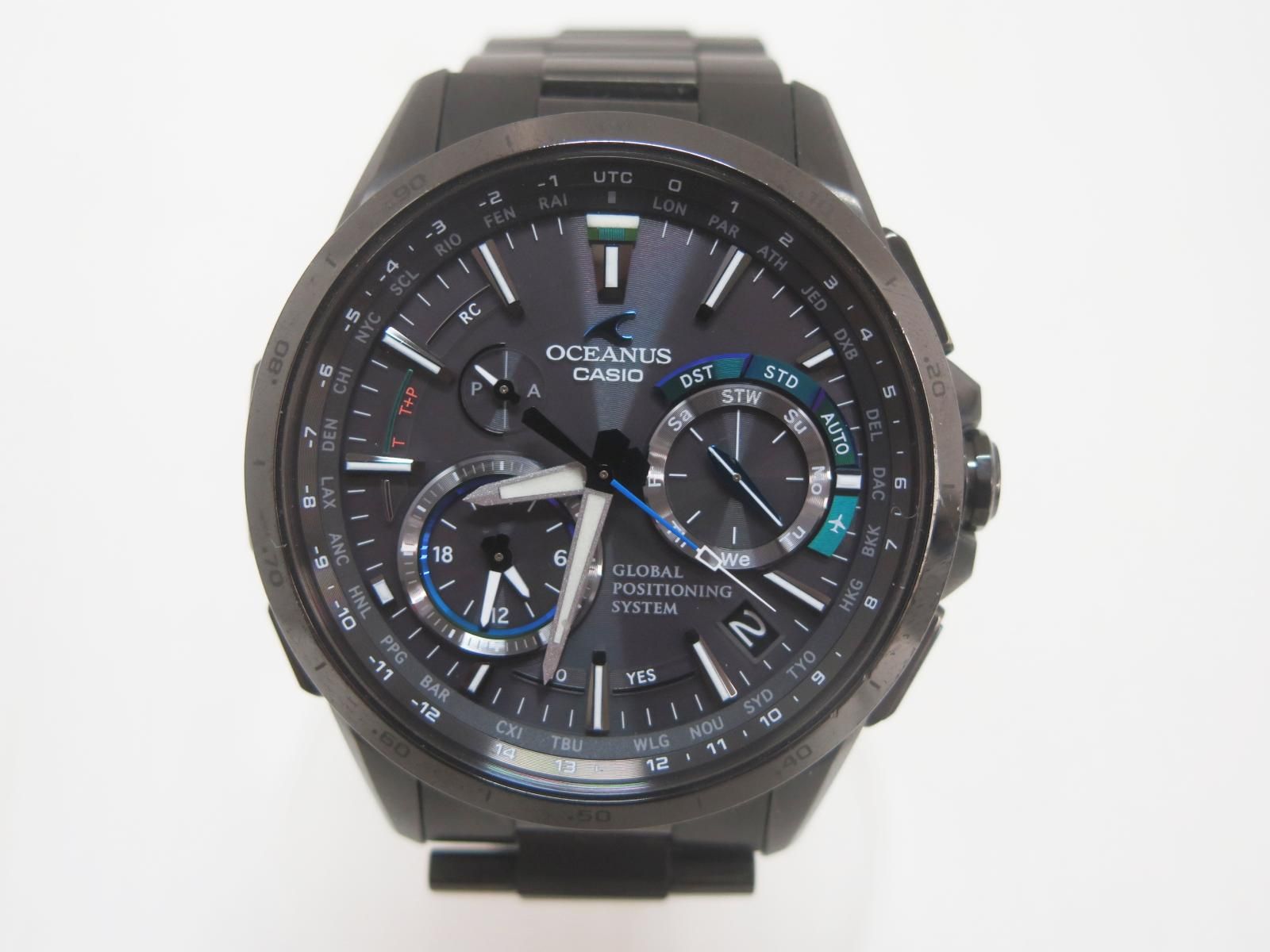 1903 CASIO カシオ OCEANUS オシアナス OCW G 1000 B 1 A 3 JF フルメタル GPS ハイブリッド電波ソーラー 腕時計