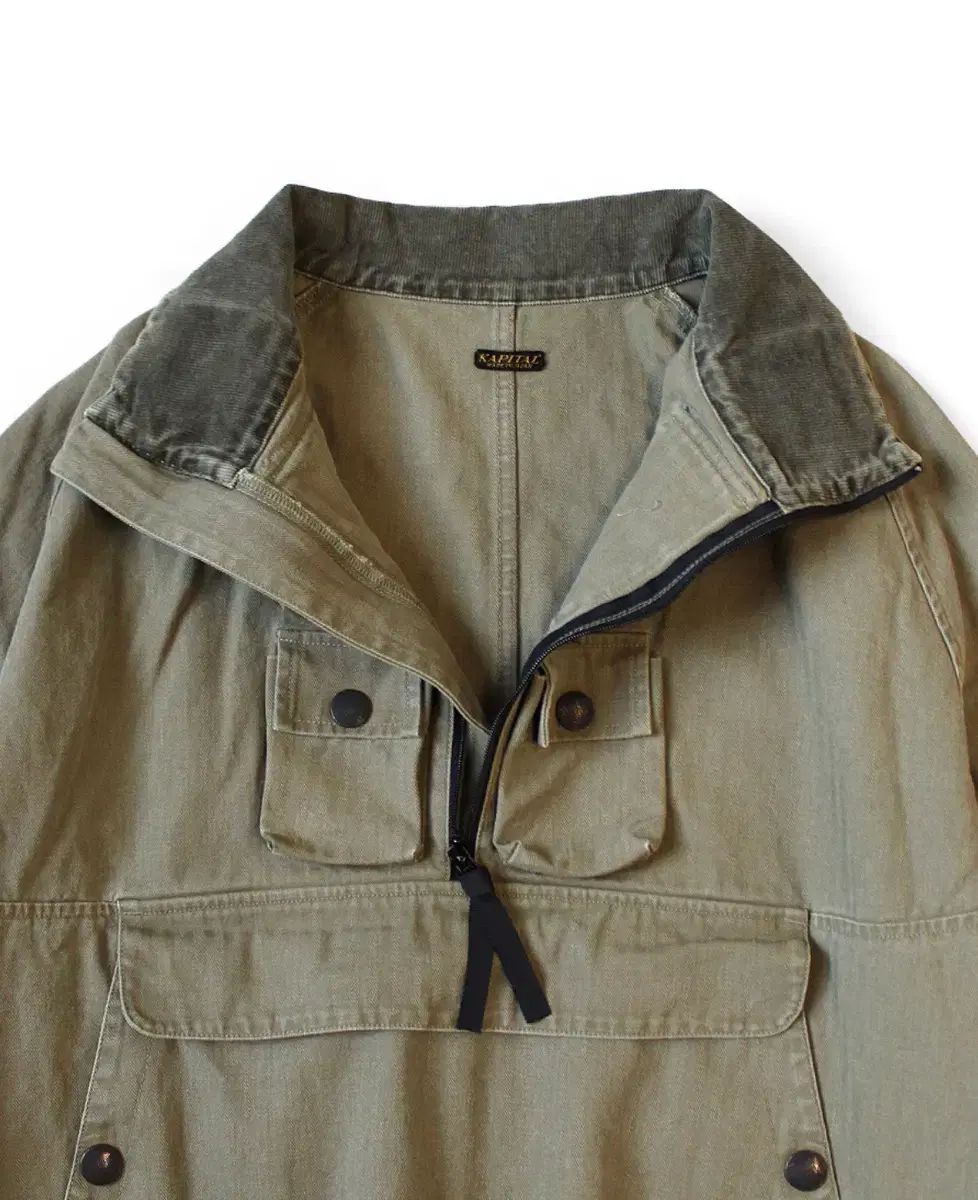 新品 KAPITAL キャピタル ヘリンボーン ニッケル 6 アノラック 03