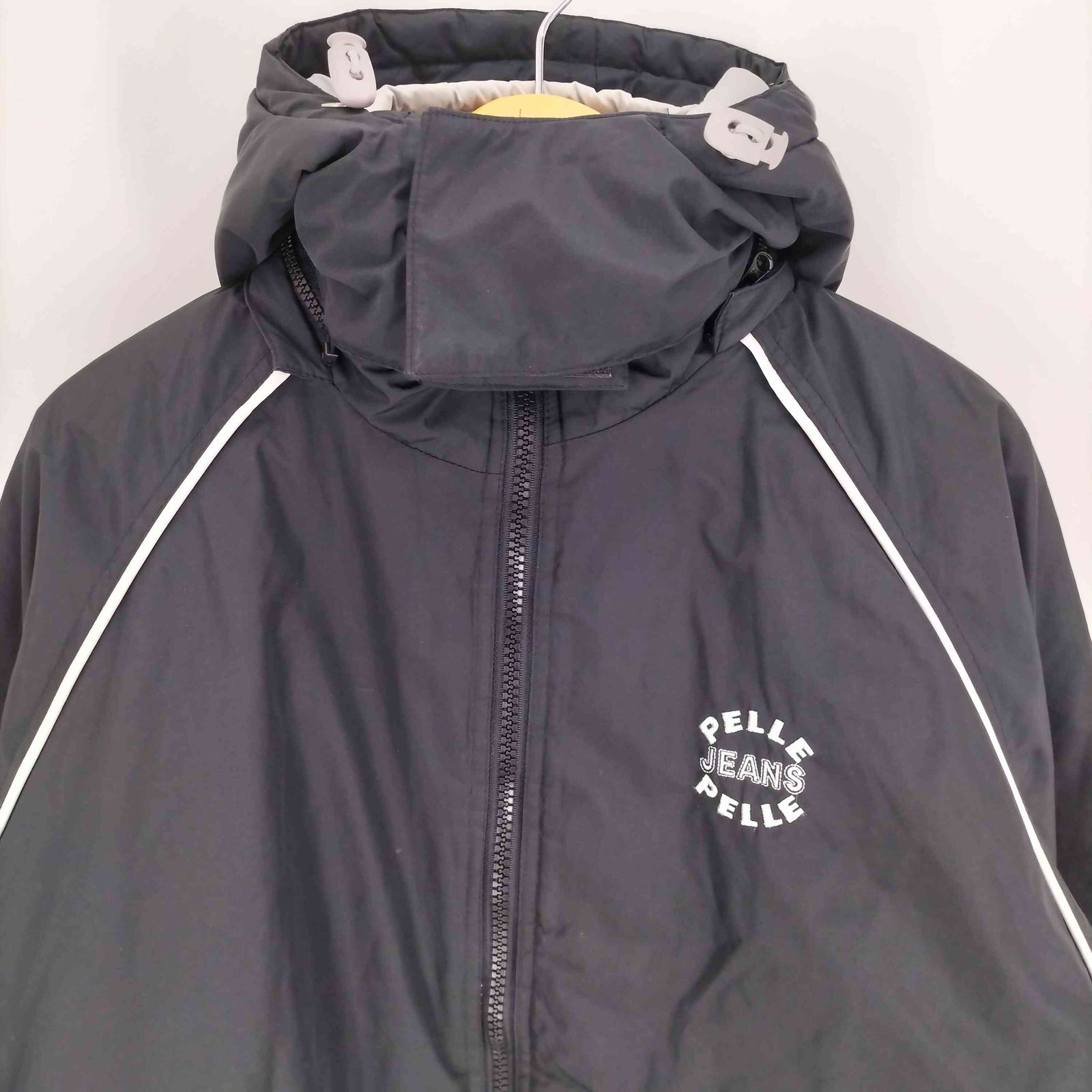 ペレペレ pelle pelle 裏地キルト デタッチャブルフード ジップアップ 