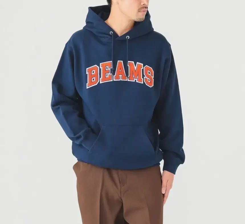ビームス WHO フーディー ネイビー サイズL