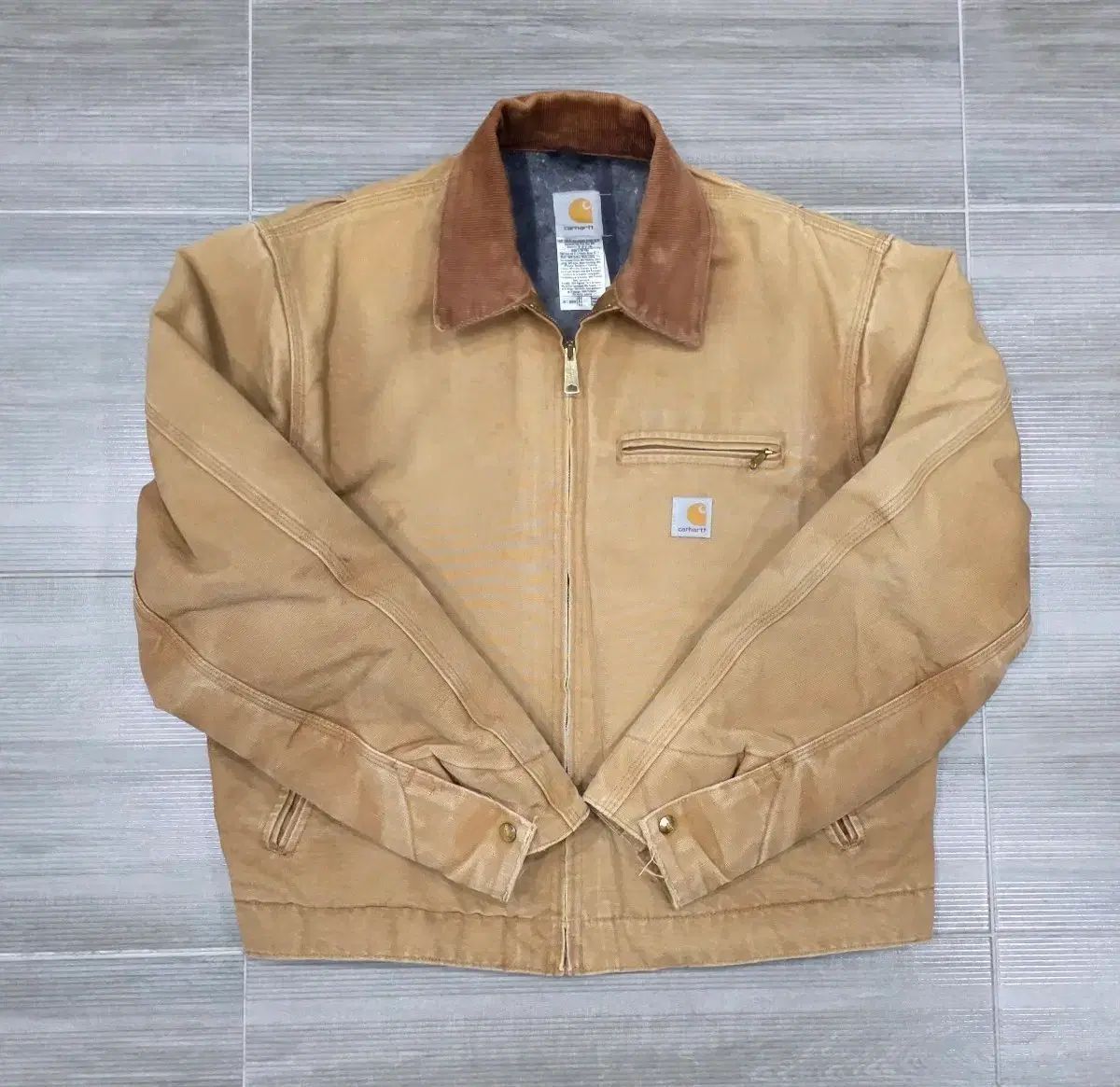 Carhartt カーハート デトロイト J01 ブラウン BRN Lサイズ - メルカリ