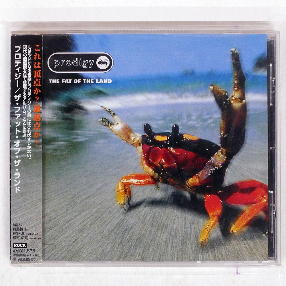 帯 国内盤 PRODIGY/FAT OF THE LAND/XL RECORDINGS AVCM65020 CD