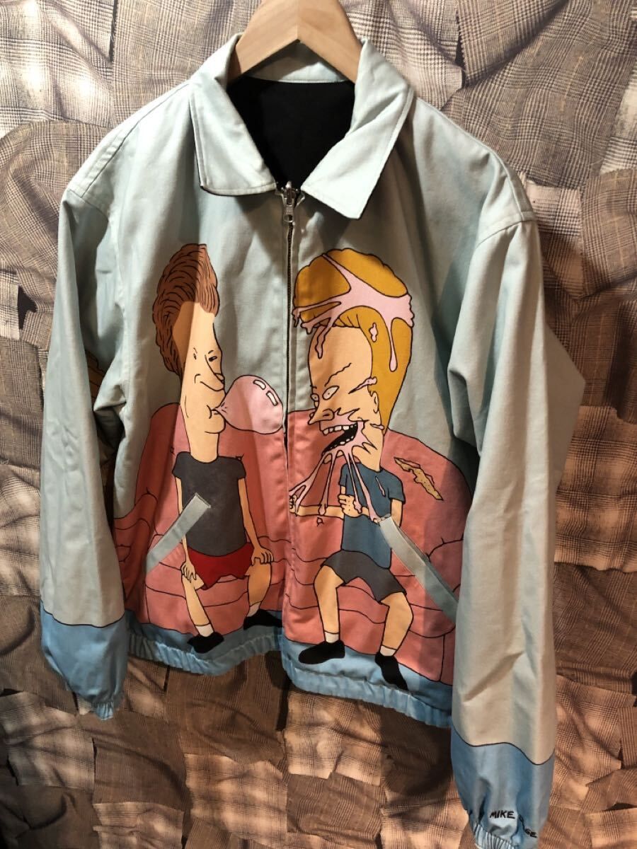 福岡出品 FTC x BEAVIS AND BUTT-HEAD リバーシブルハリントン