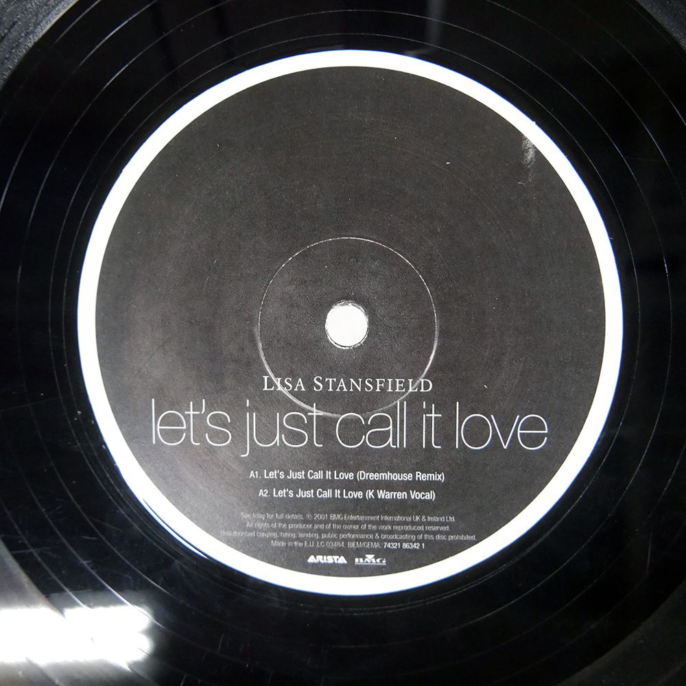 英 UK盤 LISA STANSFIELD/LET'S JUST CALL IT LOVE/ARISTA 74321863421