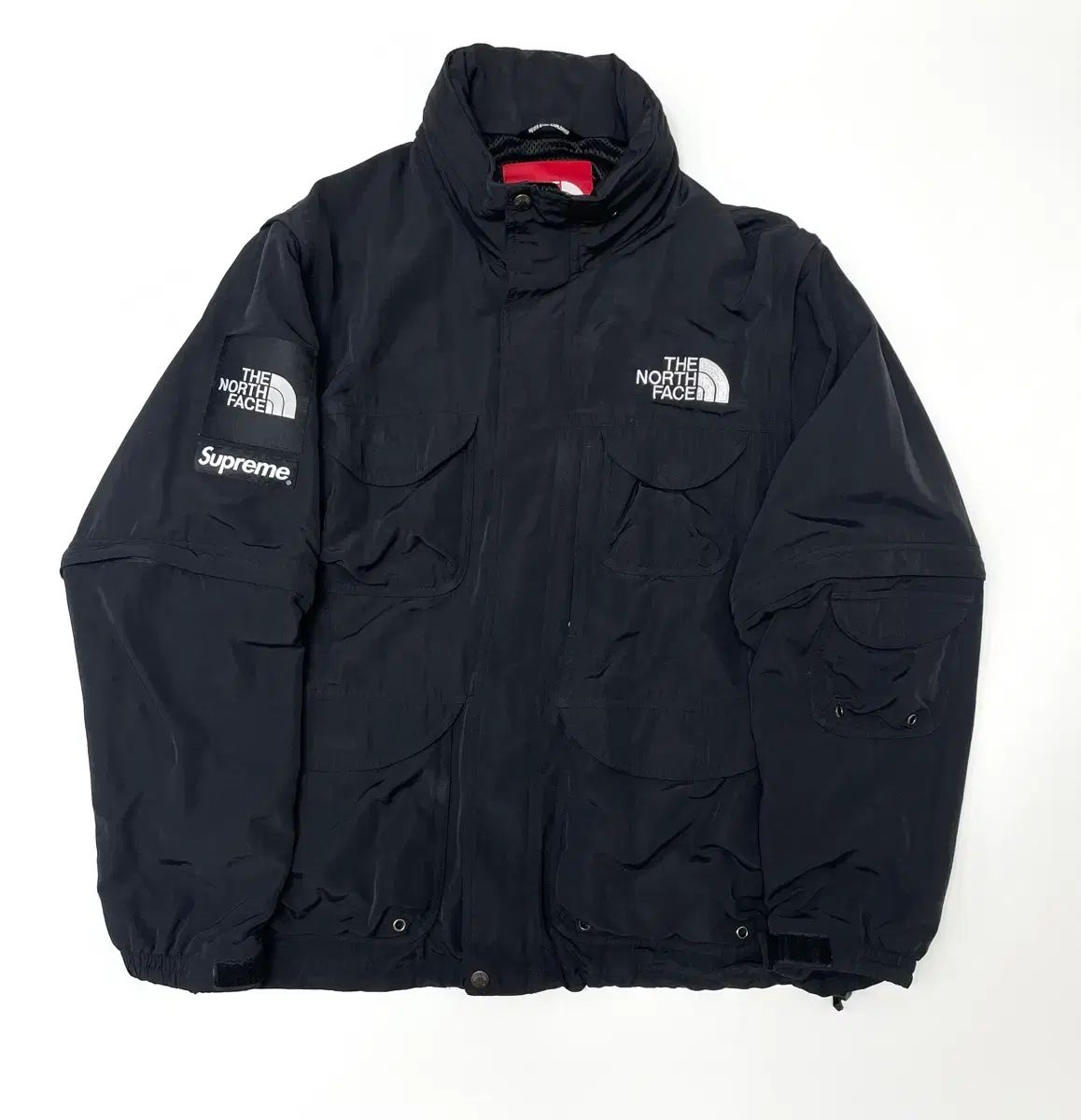 L シュプリーム ザノースフェイス コンバーチブル ジャケット ブラック