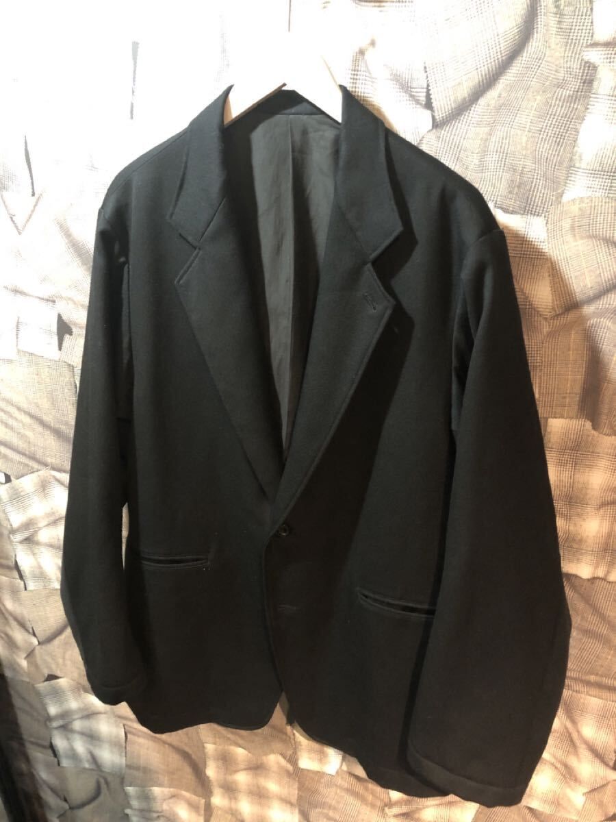 福岡 RAKINES ラキネス テーラードジャケット サイズ2 ウール ブラック FK