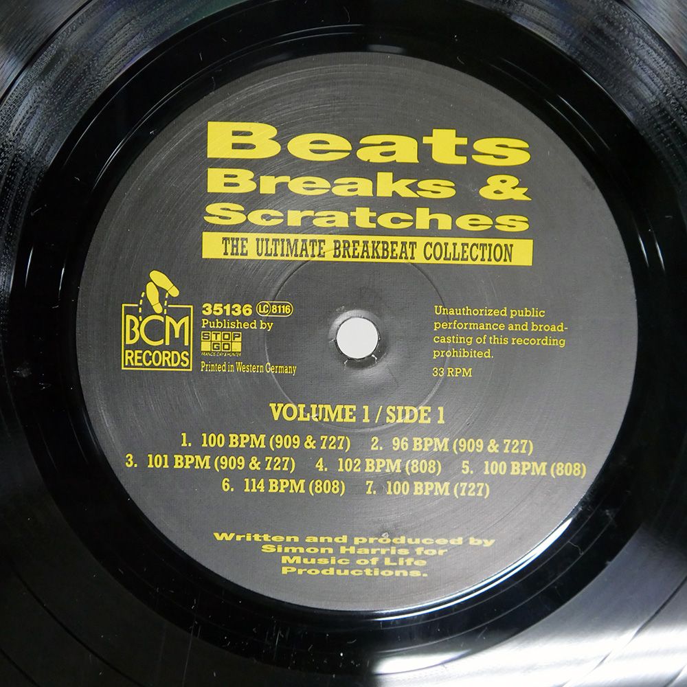英 UK盤 SIMON HARRIS/BEATS, BREAKS & SCRATCHES (THE ULTIMATE
