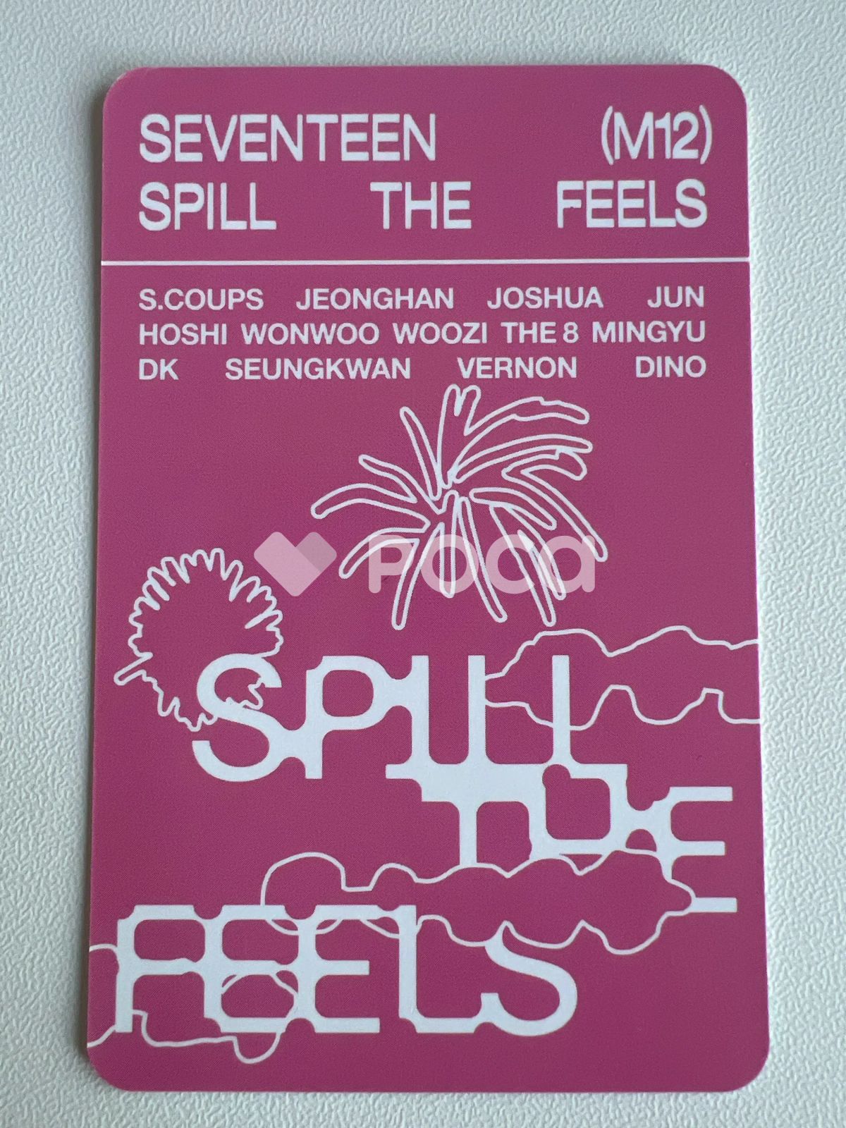 セブチ ウジ SPILL THE FEELS CARAT Ver. - メルカリ