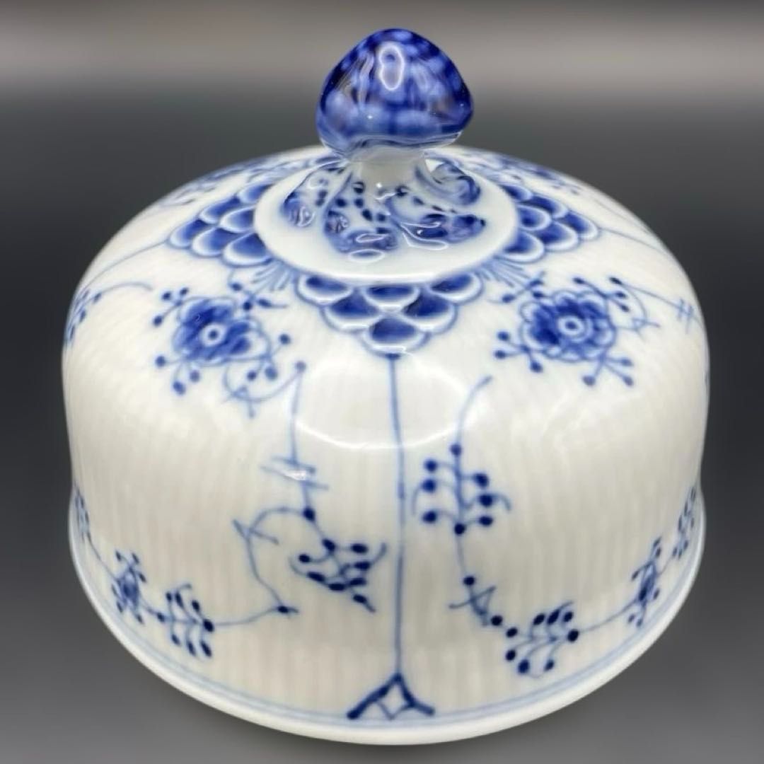 ロイヤルコペンハーゲン ブルーフルーテッド プレイン バター