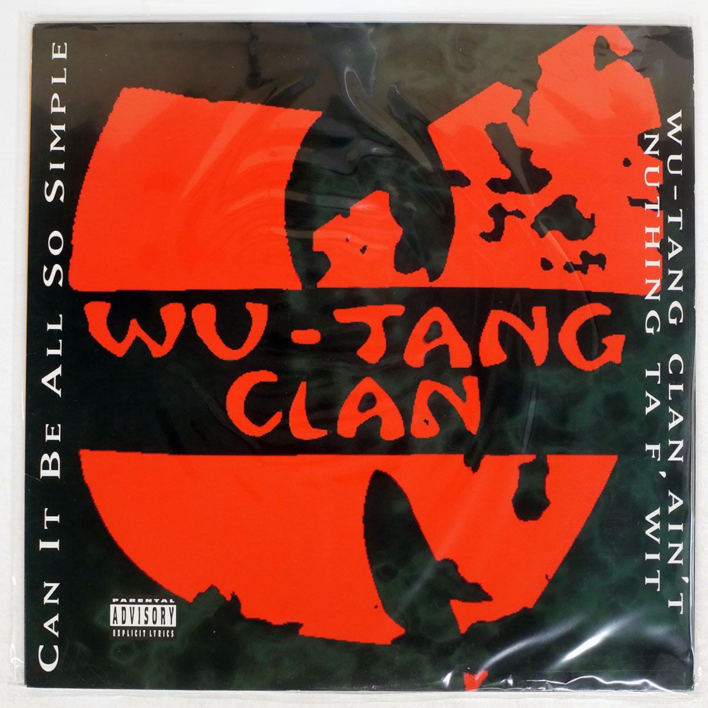 米 US盤 WU-TANG CLAN/CAN IT BE ALL SO SIMPLE / SAME AIN'T NUTHING