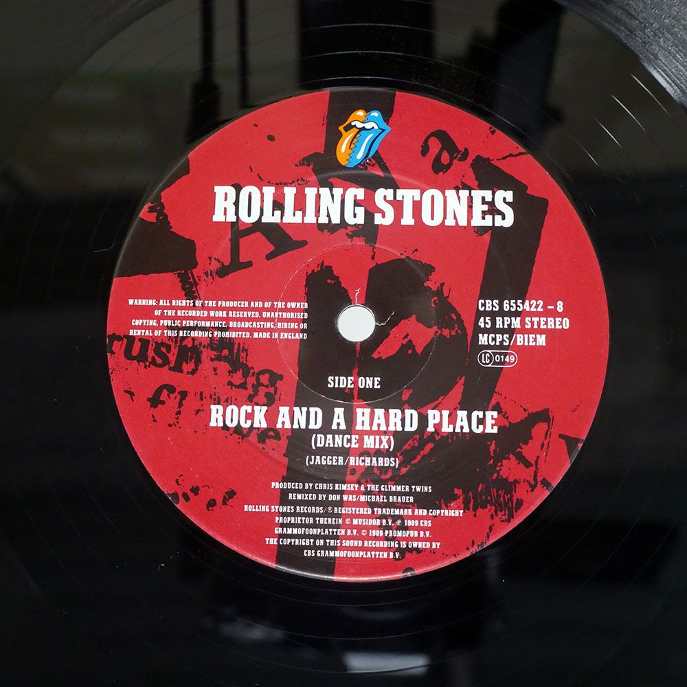 英 UK盤 ROLLING STONES/ROCK AND A HARD PLACE/ROLLING STONES