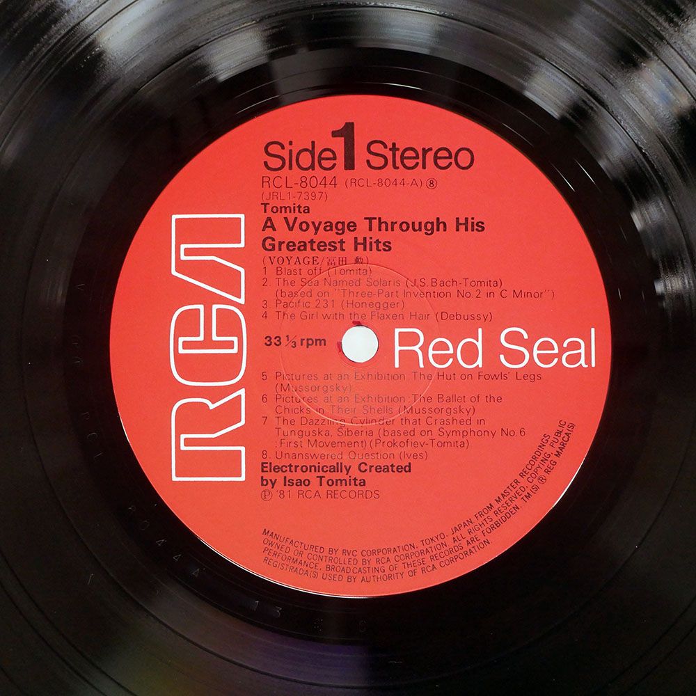 帯付き 国内盤 冨田勲/A VOYAGE THROUGH HIS GREATEST HITS/RCA RED