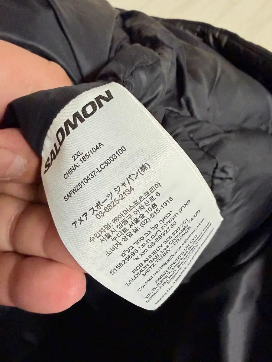 SALOMON サロモン コンツアーダウン ブラック 110 サイズ