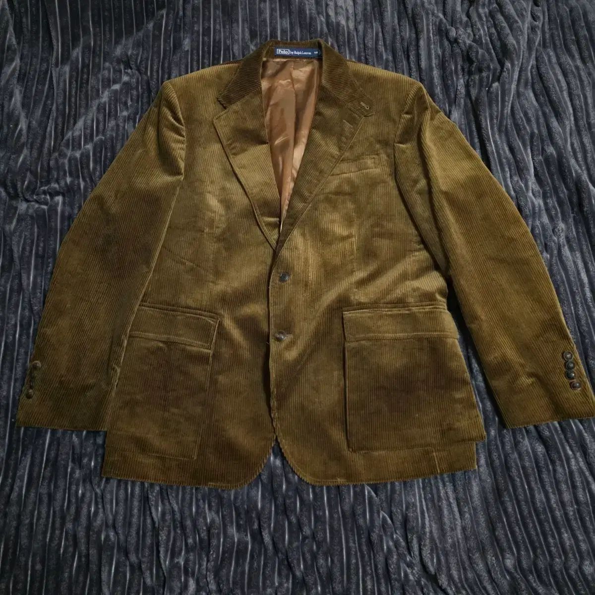 ポロ コーデュロイ ブラウン RL 67 ジャケット 44 R